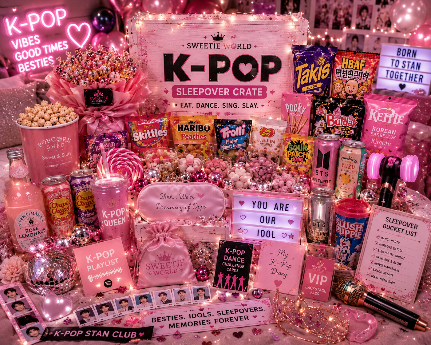 Sweetie World Sleepover Crates