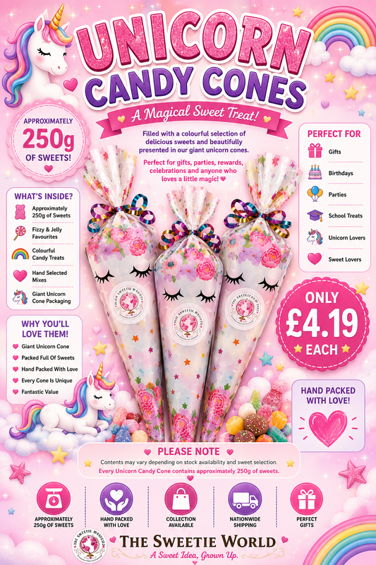 Unicorn Candy Cone
