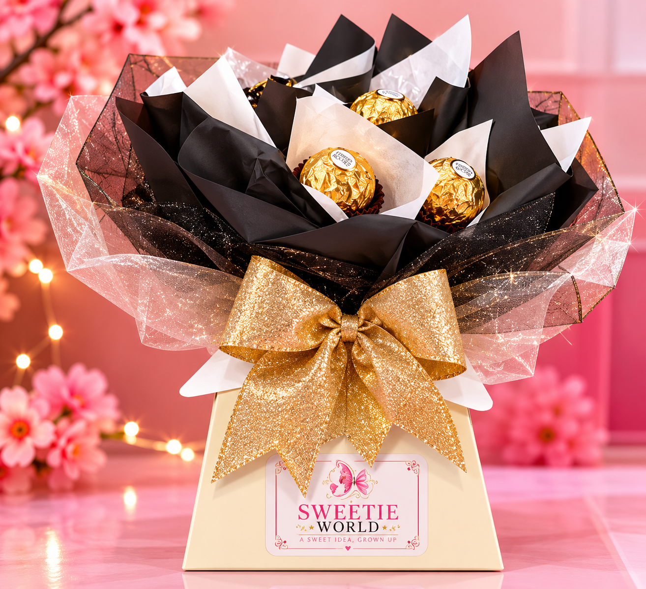 🍫✨ Mixed Luxury Chocolate Bouquet ✨🍫