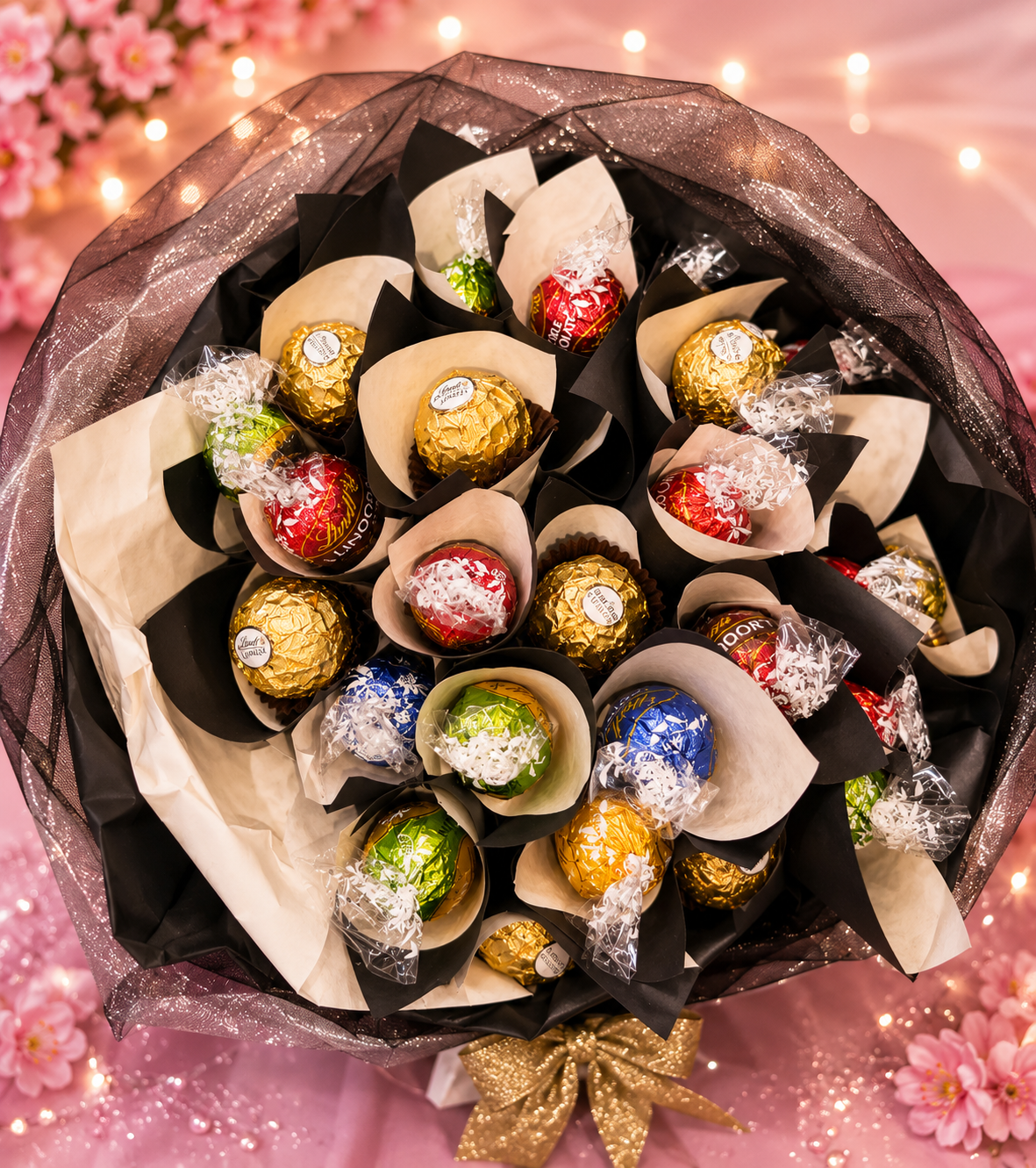 🍫✨ Mixed Luxury Chocolate Bouquet ✨🍫
