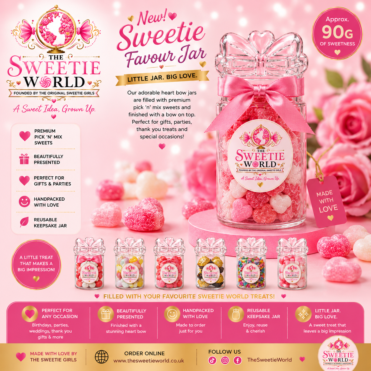 Sweetie Heart Jars