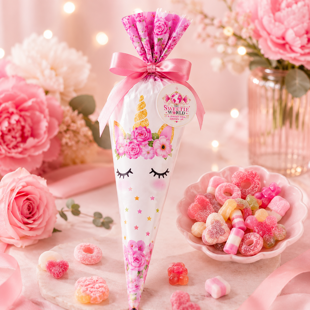Unicorn Candy Cone