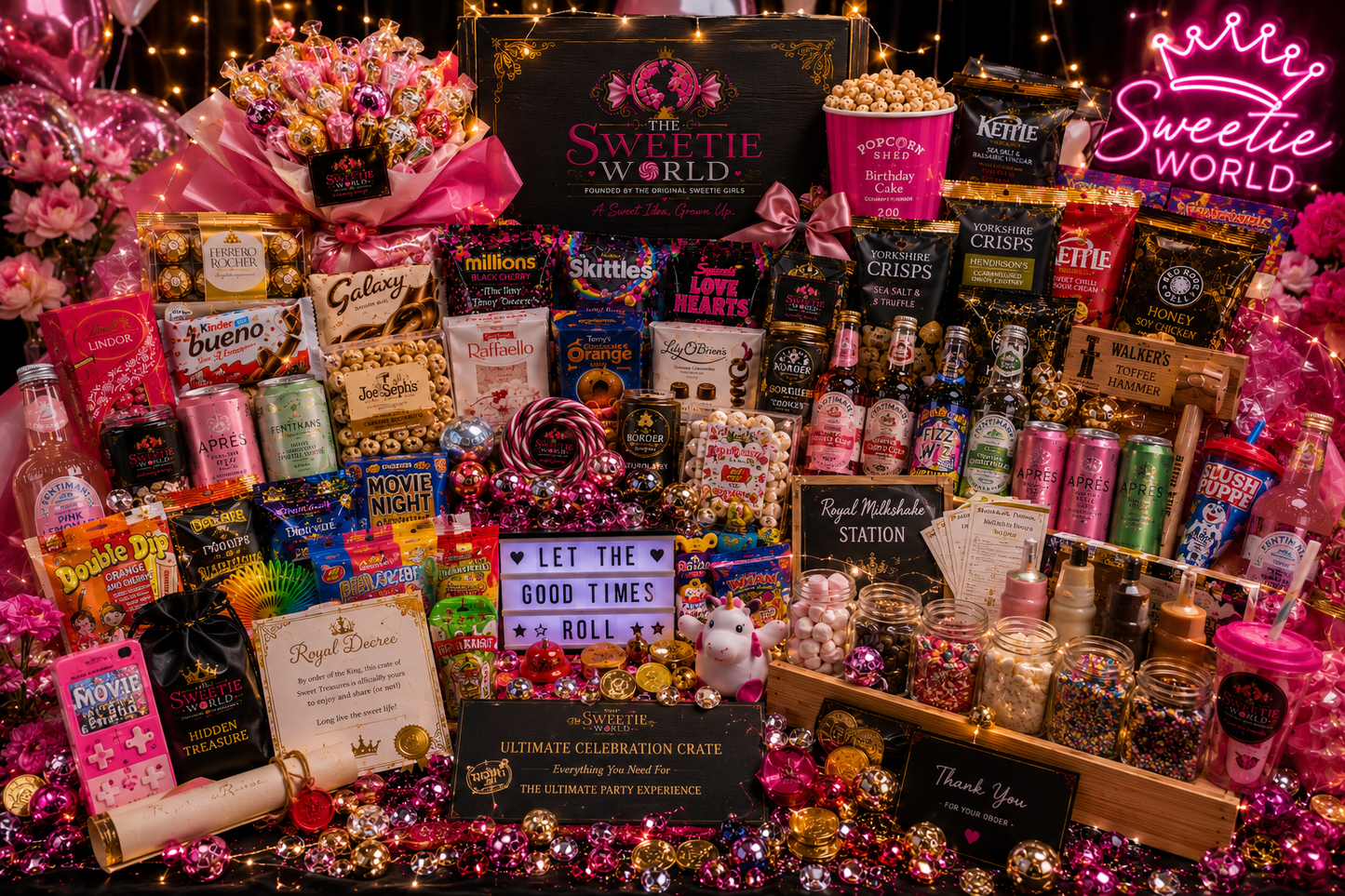 Sweetie World Sleepover Crates