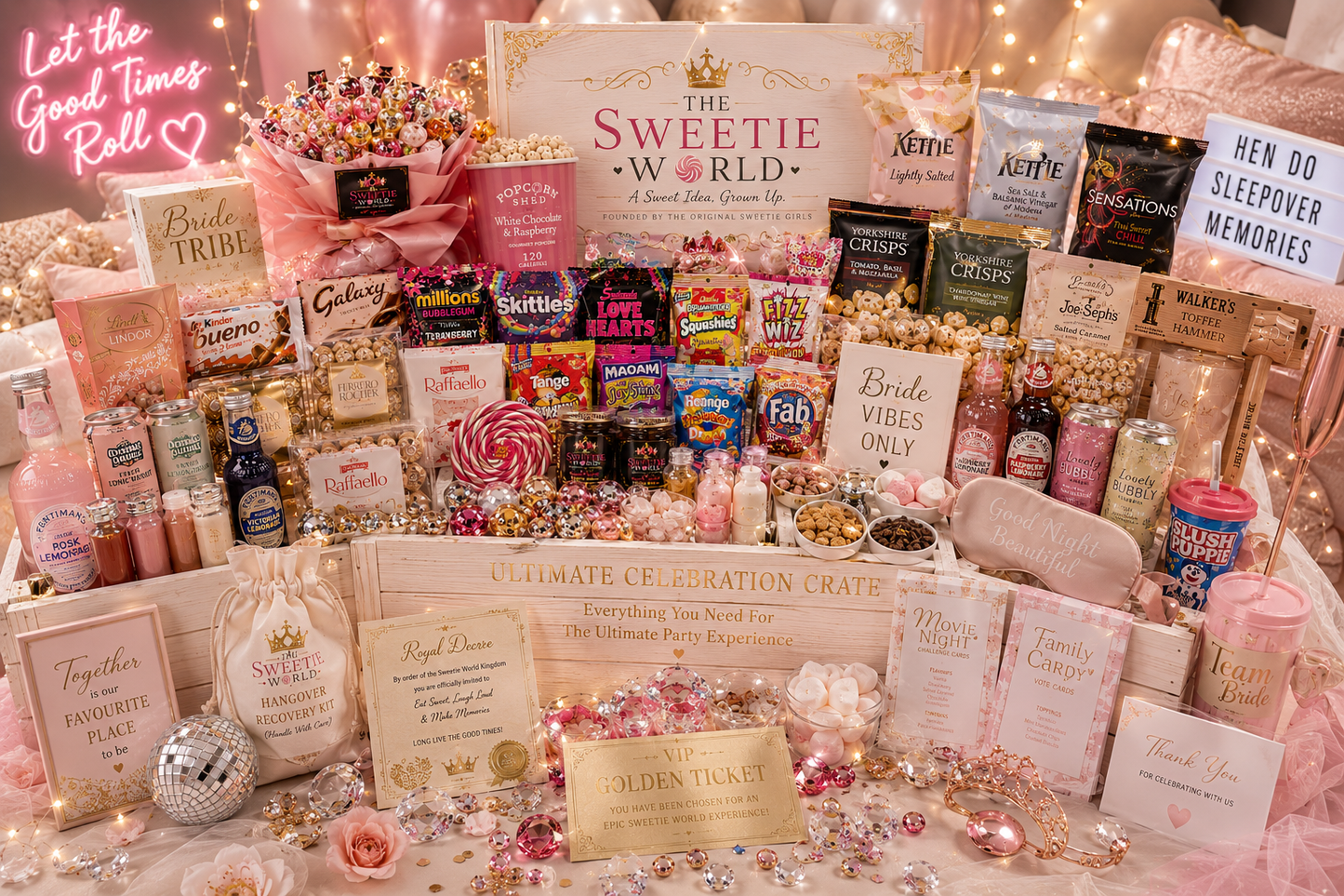 Sweetie World Sleepover Crates