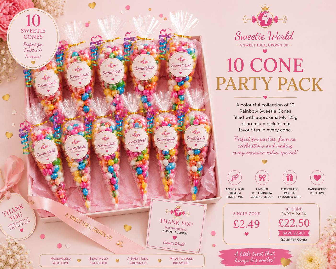 10 Cone Party Pack